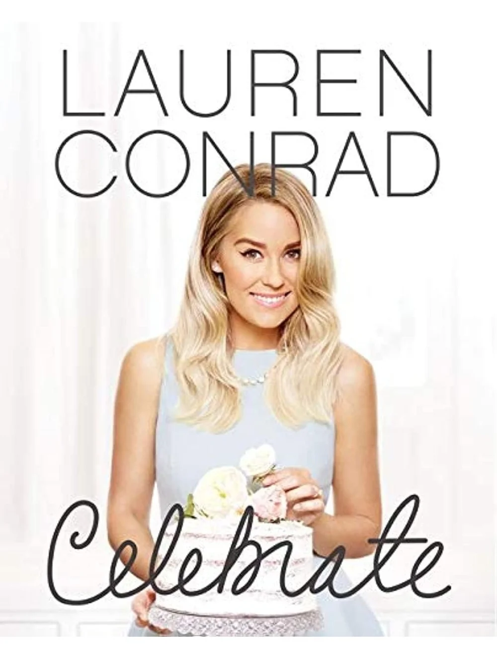 Lauren Conrad Celebrate Hardcover Book - Light Blue & White